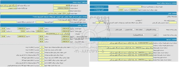 مزایده , مزایده فروش تانکر آب هوایی