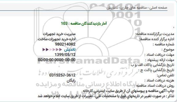 استعلام تاندیش 