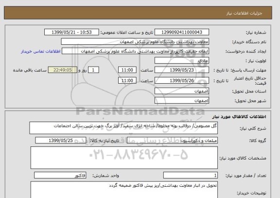 استعلام گل مصنوعی/ درقالب بوته مخلوط/ شاخه ابری سفید/ آویز برگ جهت تزیین سالن اجتماعات 