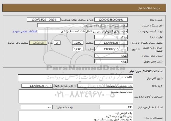 استعلام کاهورن