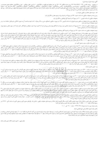 مزایده، مزایده فروش زمین پشته و محوطه مسکونی با مساحت حدود 450 متر مربع و...