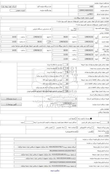 حدود 10 تن استنلس استیل ضایعاتی که از جنس فولاد ضد زنگ (استنلس استیل304 A) که شامل پوسته های خارجی محفظه اگزوز