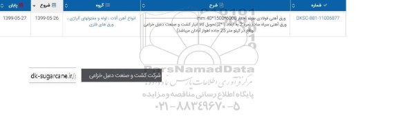 استعلام ورق آهنی فولادی سیاه آجدار 
