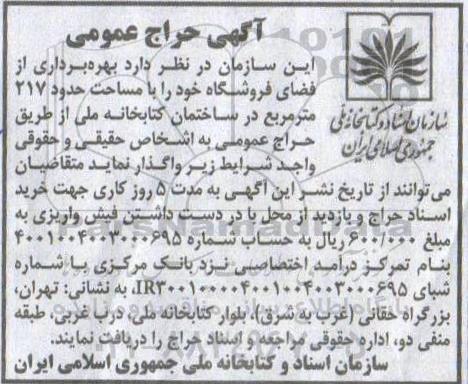 حراج ، حراج بهره برداری از فضای فروشگاه 