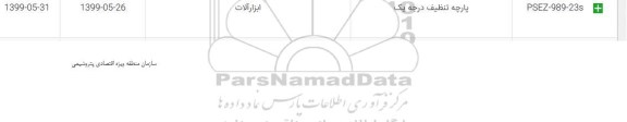 استعلام، استعلام پارچه تنظیف درجه یک