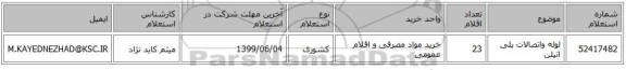 لوله واتصالات پلی اتیلن