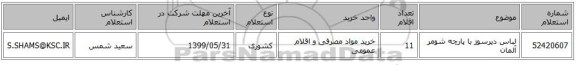 لباس دیرسوز با پارچه شومر آلمان