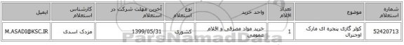 کولر گازی پنجره ای مارک اوجنرال