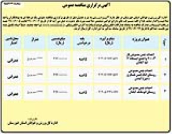 مناقصه احداث چمن مصنوعی