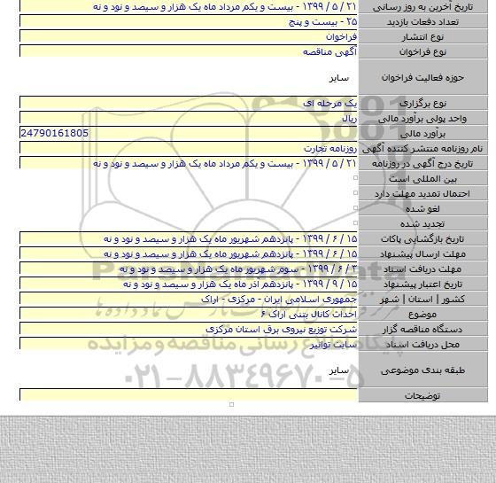 احداث کانال بتنی اراک ۶