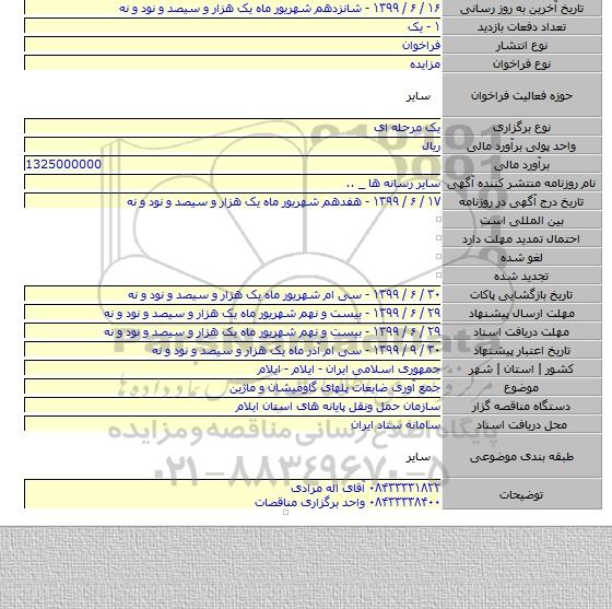 جمع آوری ضایعات پلهای گاومیشان و ماژین