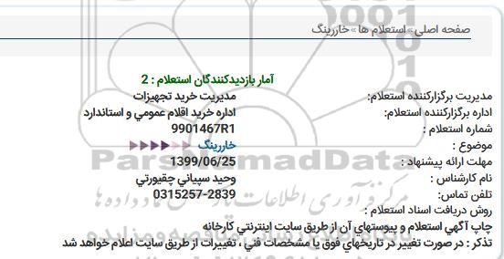 استعلام خار رینگ 