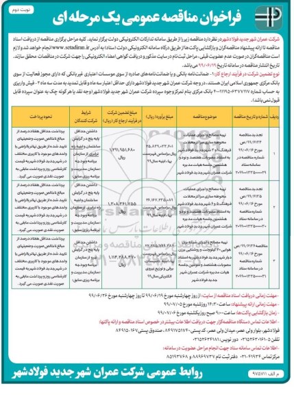 فراخوان مناقصه ,تجدید فراخوان مناقصه تهیه مصالح و اجرای عملیات محوطه سازی مراکز محلات - نوبت دوم 