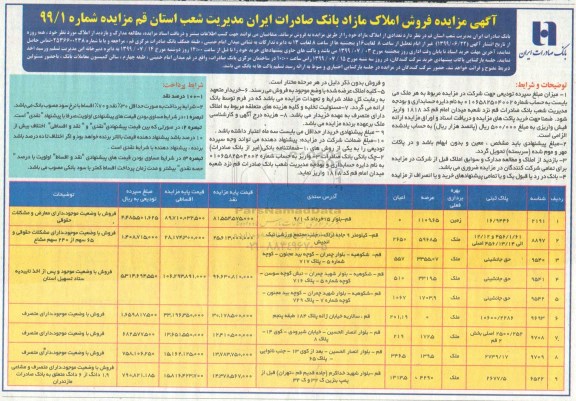 مزایده مزایده فروش املاک مازاد