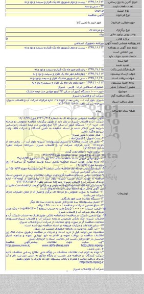 خرید۱۰۰۰۰ دستگاه کنتور آب سایز ۲/۱ اینچ مولتی جت نیمه خشک
