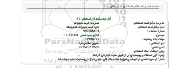 استعلام , استعلام  الکتروپمپ شناور  