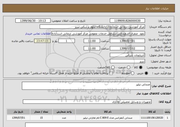 استعلام صتدلی نیلپر