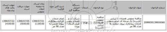 مناقصه، مناقصه عمومی همزمان , سامانه تدارکات الکترونیکی دولت 