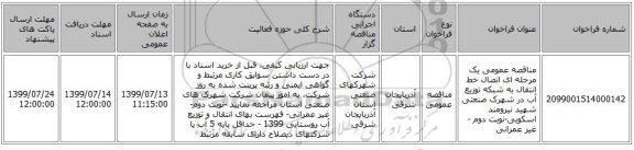 مناقصه عمومی یک مرحله ای اتصال خط انتقال به شبکه توزیع آب در شهرک صنعتی شهید نیرومند اسکویی-نوبت دوم - غیر عمرانی