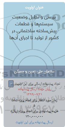 فراخوان بررسی و تحلیل وضعیت سیستم ها 