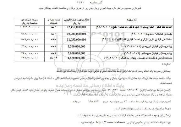 مناقصه , مناقصه احداث خط کلکتور انتقال پساب ... 