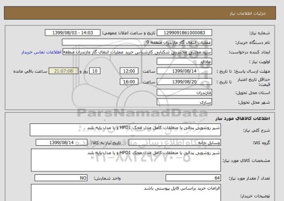 استعلام شیر روشویی پدالی با متعلقات کامل مدل محک HPD1 و یا مدل پایه بلند 