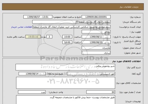 استعلام شیر روشویی پدالی
