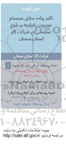 فراخوان، فراخوان تاثیر پیاده سازی سیستم مدیریت یکپارچه بر بلوغ سازمانی