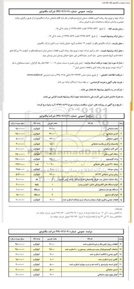 مزایده ، مزایده تخته ضایعاتی	