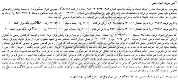 مزایده کرم رنگ موی ...