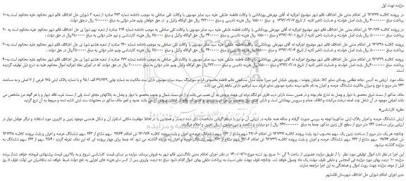 مزایده،مزایده فروش ملک