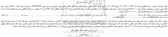 مزایده سورای پژو
