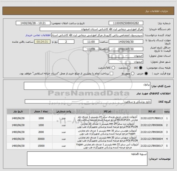 استعلام برانول