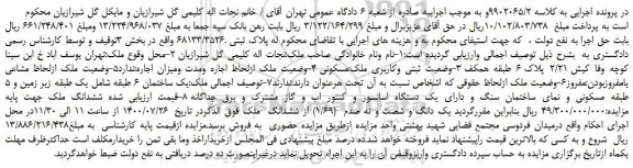 مزایده،مزایده فروش ملک