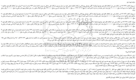مزایده،مزایده فروش ششدانگ عرصه و اعیان پلاک ثبتی