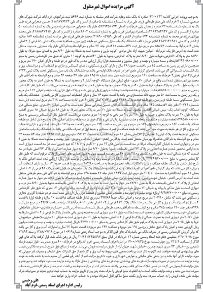 مزایده مزایده پلاک ثبتی 81 فرعی از 3 اصلی