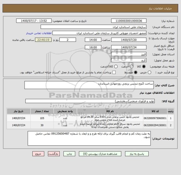 استعلام ساخت 2نوع تندیس برنجی روزجهانی استاندارد