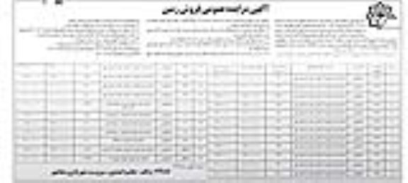 مزایده فروش املاک مازاد با کاربری مسکونی