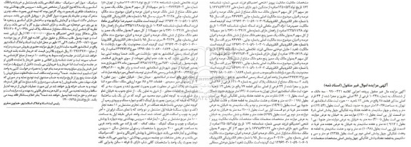 مزایده مزایده سه دانگ مشاع از ششدانگ شماره 10348 فرعی 