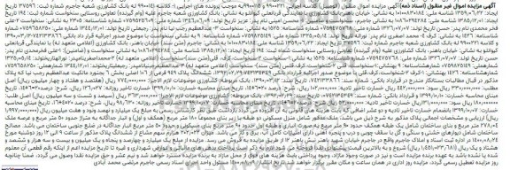 مزایده مزایده منزل مسکونی 180 مترمربع