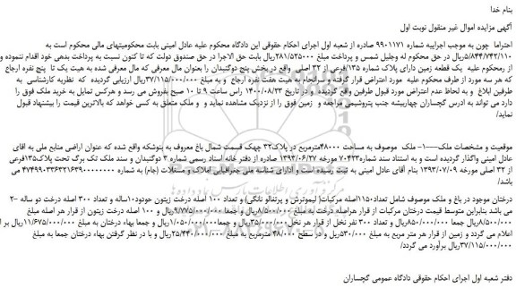 یک قطعه زمین