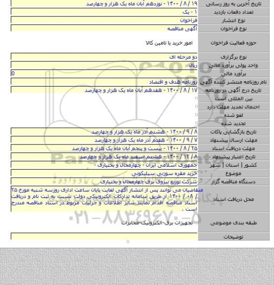 خرید مقره سوزنی سیلیکونی