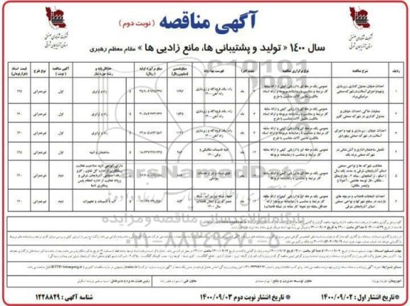 مناقصه لکه گیری و تهیه و اجرای آسفالت در شهرک صنعتی