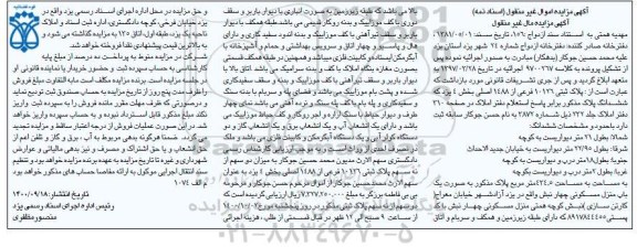 مزایده،مزایده پلاک ثبتی 10126 فرعی از 1488 اصلی