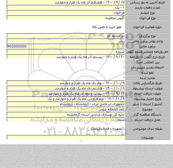کمد کتابخانه چوبی