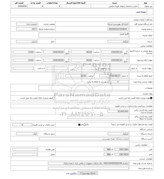 مزایده ، گروه همیار