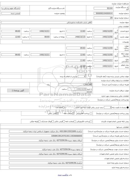 کافی شاپ دانشکده دندانپزشکی