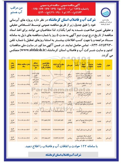 مناقصه خرید بارگیری و حمل و تخلیه در محل انبار، خرید نمک......