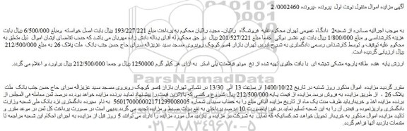 مزایده،مزایده فروش هفده طاقه پارچه مشکی شیشه ای با بافت حلقوی تهیه شده از نخ مونو فیلامنت پلی استر