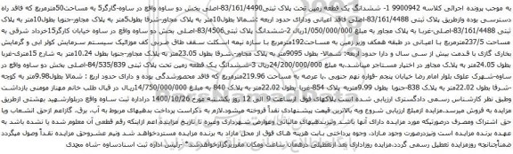 آگهی مزایده ششدانگ یک قطعه زمین تحت پلاک ثبتی83/161/4490-اصلی